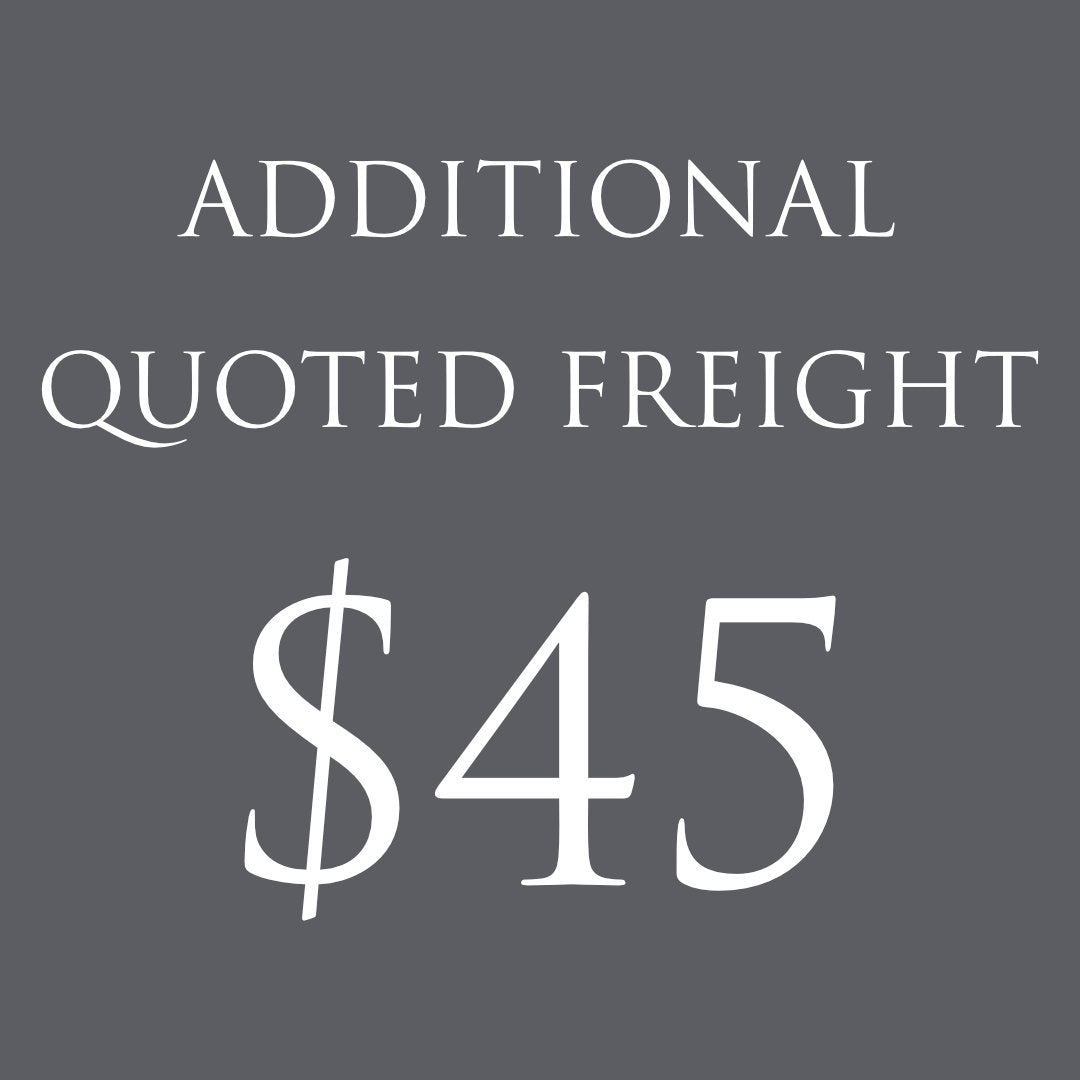 ADDITIONAL QUOTED FREIGHT $45-Suzie Anderson Home