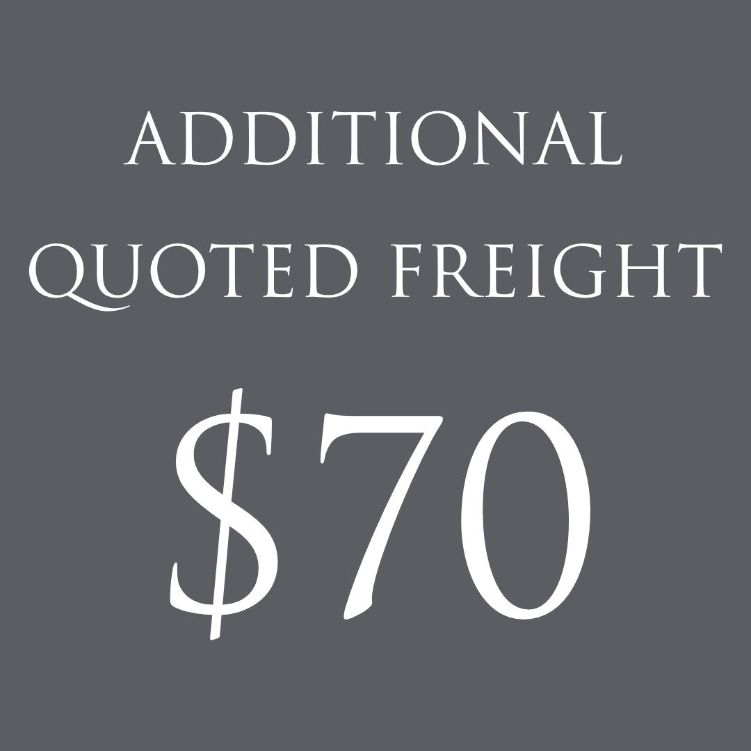 ADDITIONAL QUOTED FREIGHT $70-Suzie Anderson Home