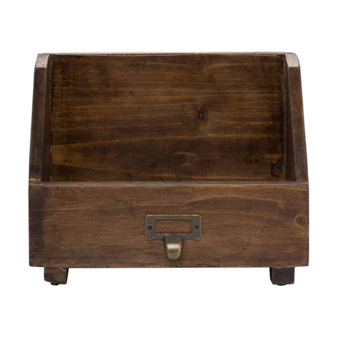 Amelia Single Tiered Timber Storage Box-Suzie Anderson Home