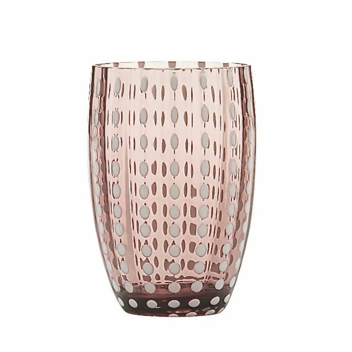 Perle Tumbler Glass | Amethyst-Suzie Anderson Home