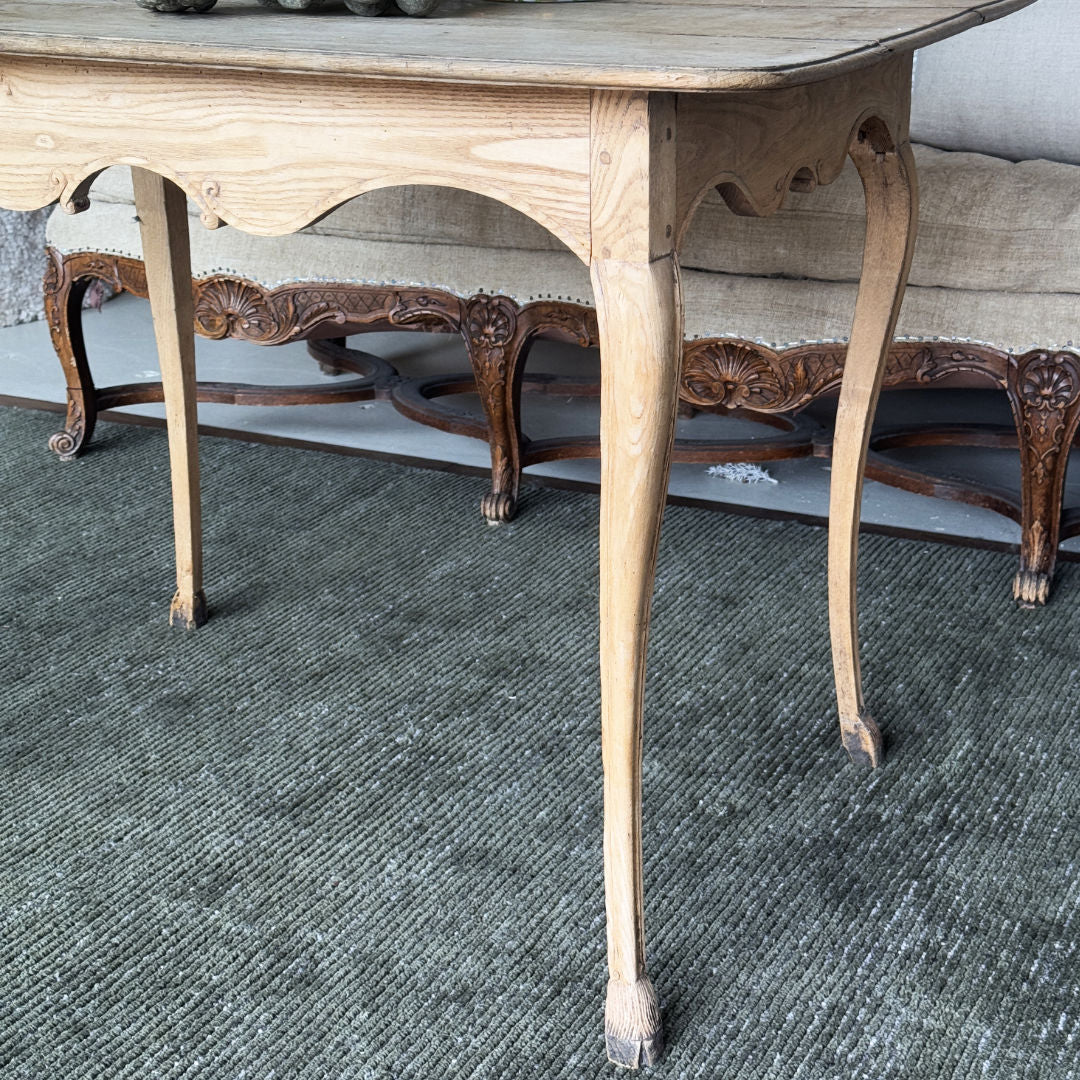 Early 20th Century French Oak Table | Le Mans-Suzie Anderson Home