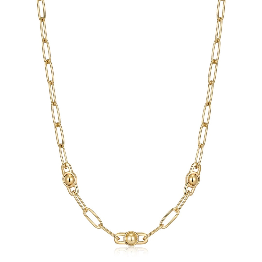 Ania | Spaced Gold Orb Chunky Necklace-Suzie Anderson Home