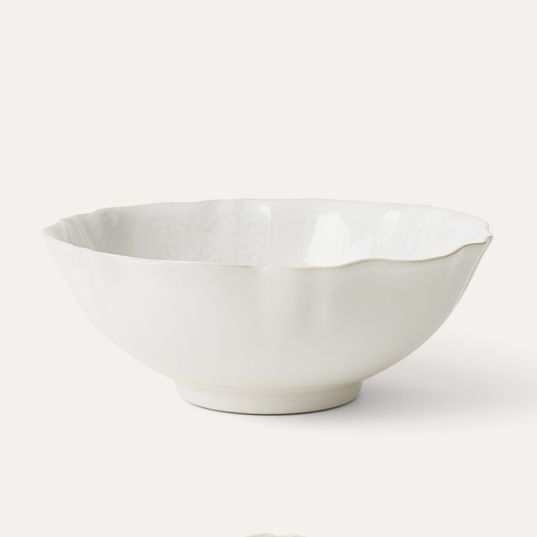 Arabesque Bowl | White-Suzie Anderson Home