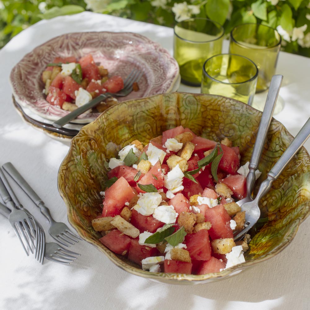 Arabesque Bowl | White-Suzie Anderson Home