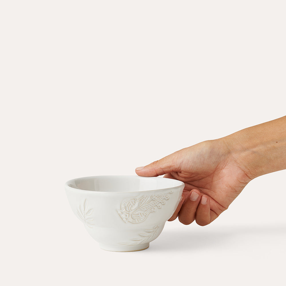 Arabesque Cup | No Handle | White-Suzie Anderson Home