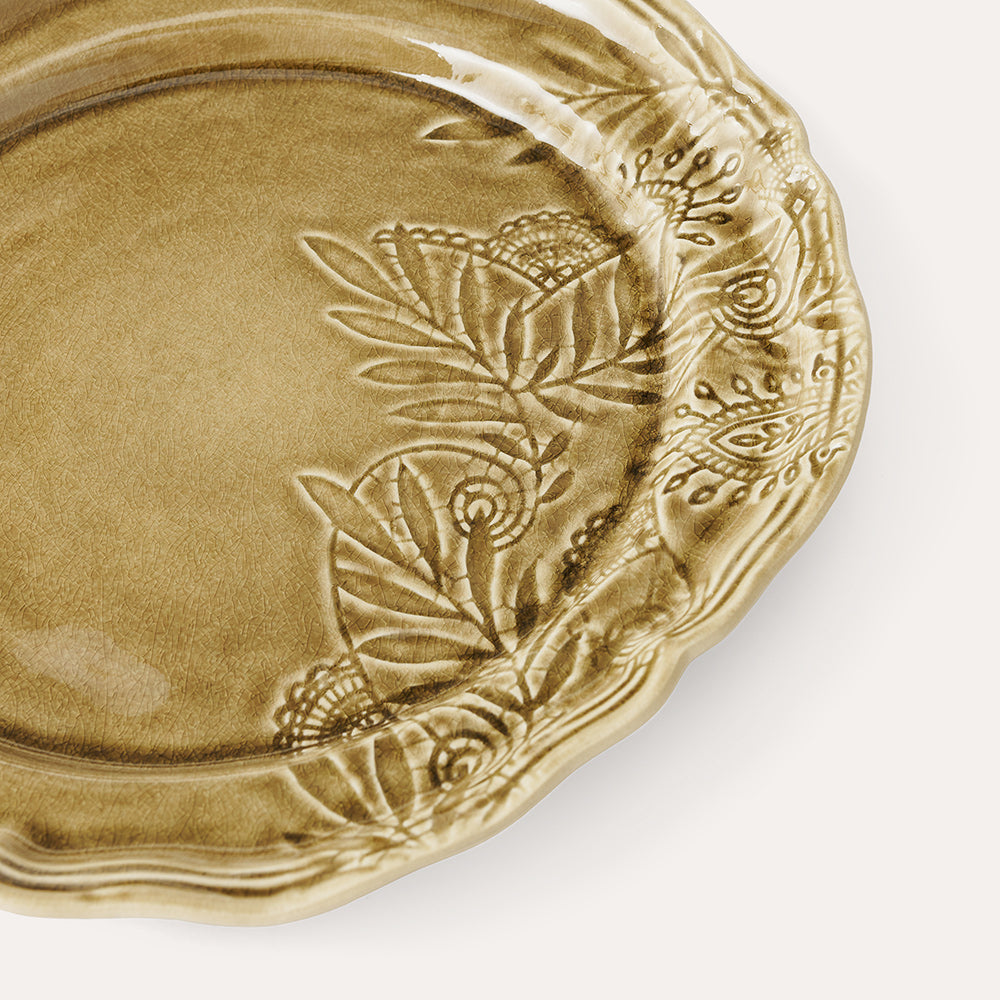 Arabesque Dinner Plate | Sand-Suzie Anderson Home