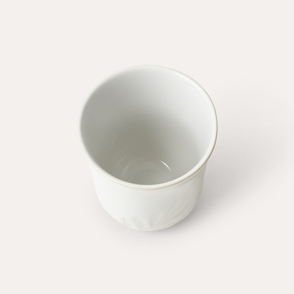 Arabesque Latte Cup | White-Suzie Anderson Home