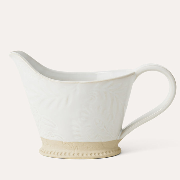 Arabesque Pitcher | White-Suzie Anderson Home