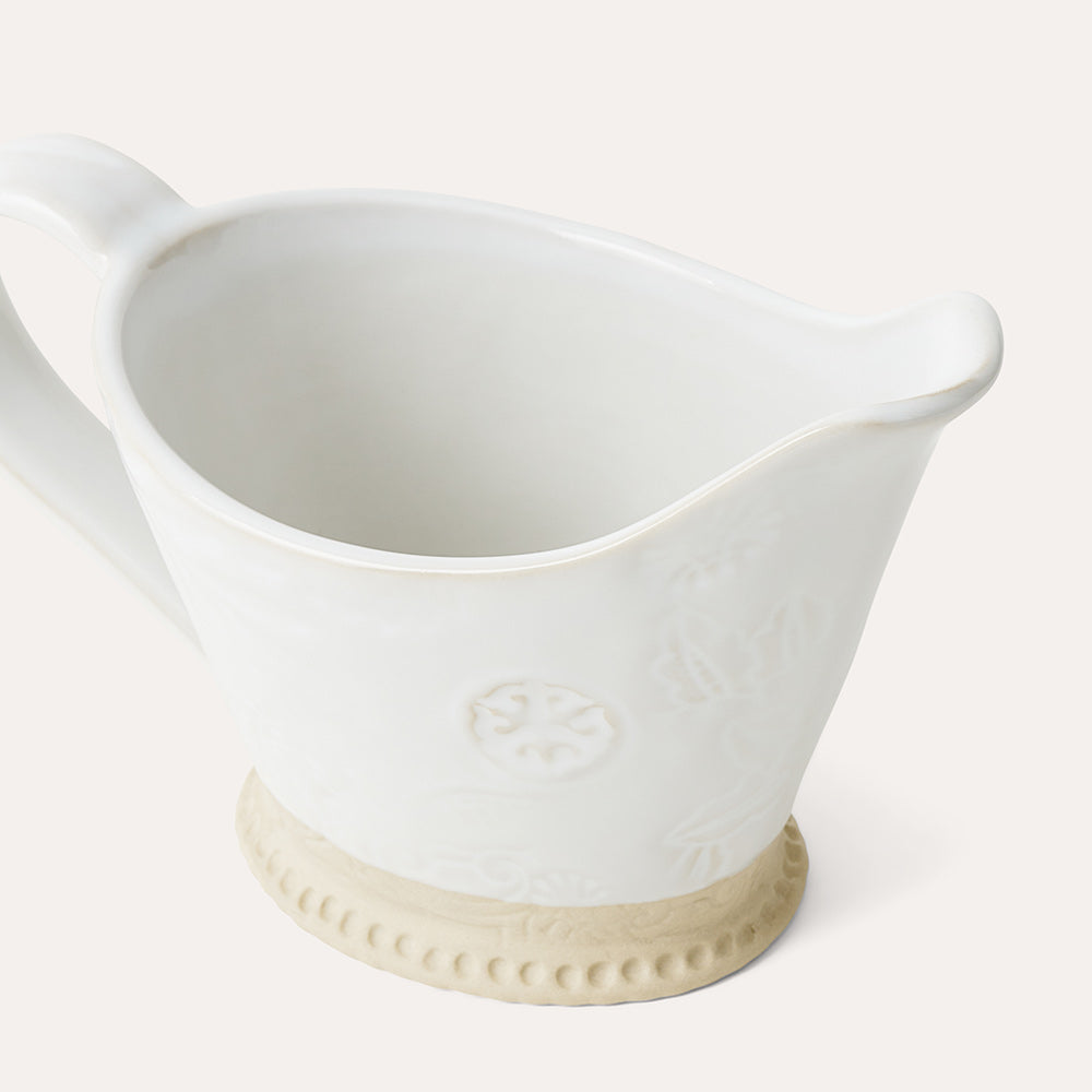 Arabesque Pitcher | White-Suzie Anderson Home