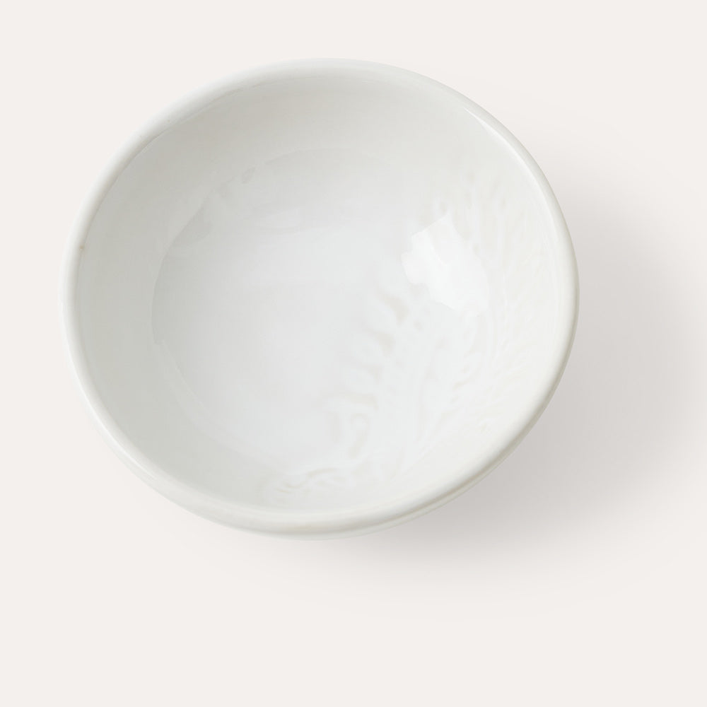 Arabesque Small Dip Bowl | White-Suzie Anderson Home