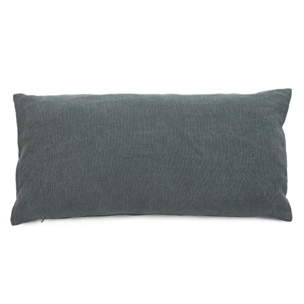 Atlas Cushion Cover | Stonewashed Linen | River | 40x80cm-Suzie Anderson Home