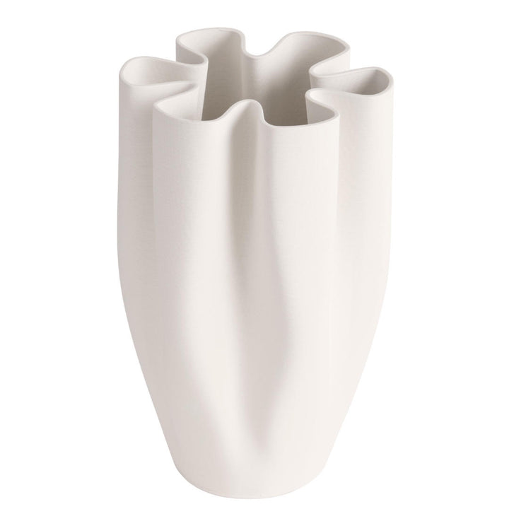 Aurora White Vase | 32cm-Suzie Anderson Home