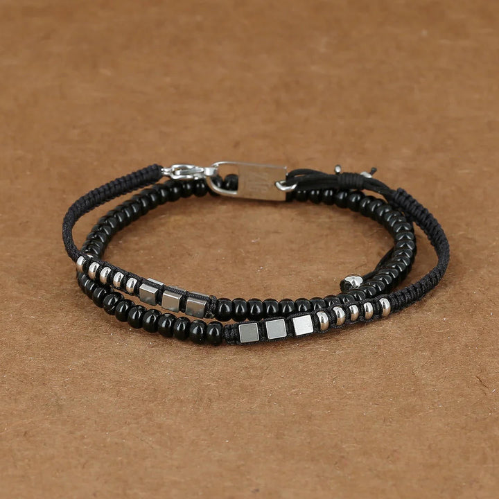Bailey Bracelet / Necklace | Black-Suzie Anderson Home