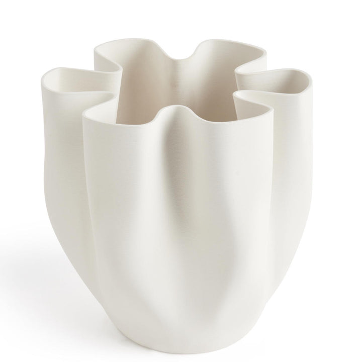 Bailey White Vase | 28cm-Suzie Anderson Home