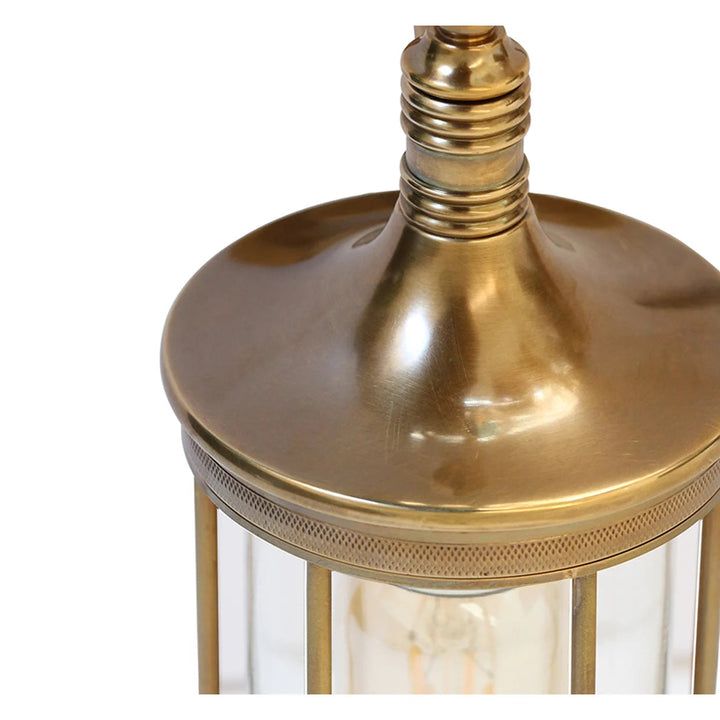 Basket Cage Wall Sconce | IP54 Outdoor | Antique Brass | H30cm, Depth 22cm-Suzie Anderson Home