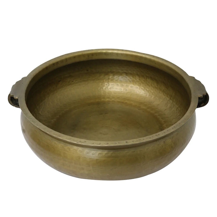 Basque Bowl with Handles | Antique Brass-Suzie Anderson Home