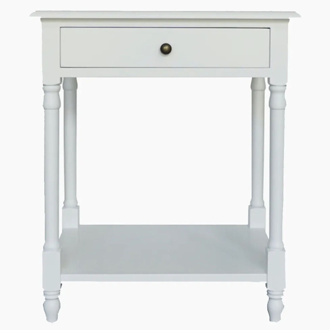 Gaby Bedside | White | W55 x D40 x H65cm