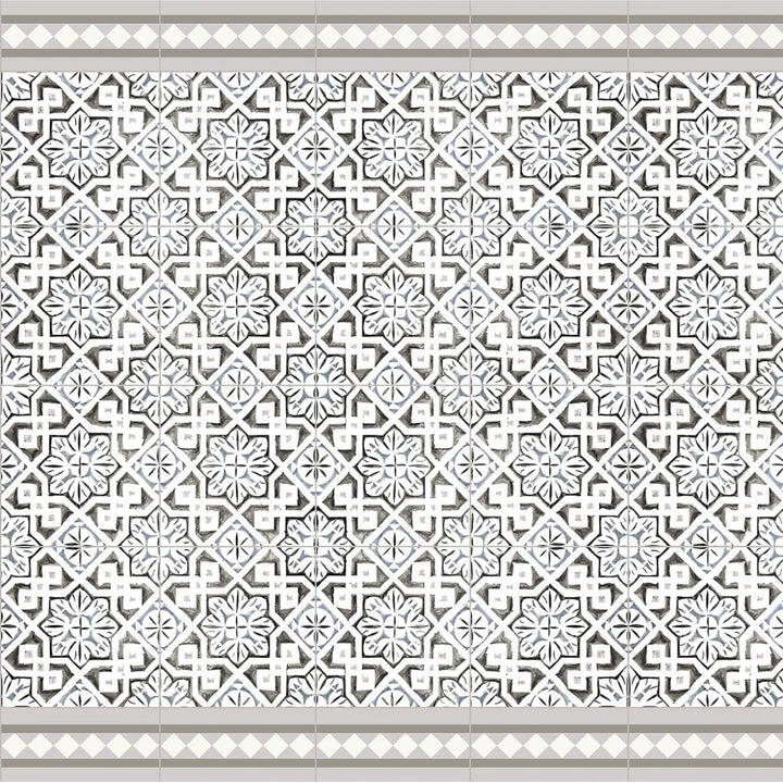 Vinyl Mat | Moroccan Tiles Beige | 140 x 200cm