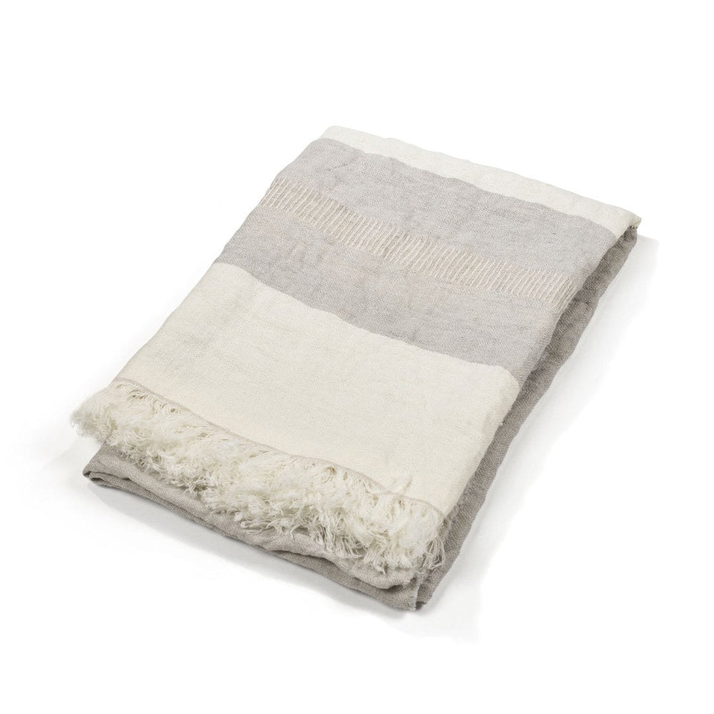 Belgian Fouta Linen Towel | Gent Stripe | 110 x 180cm | Libeco Linen-Suzie Anderson Home