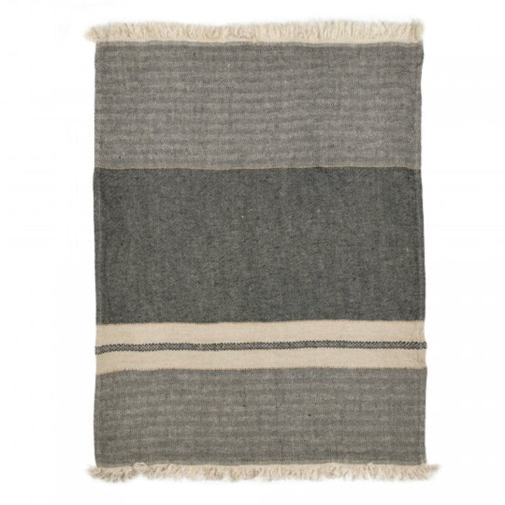 Belgian Linen Guest Towel | Tack Stripe-Suzie Anderson Home