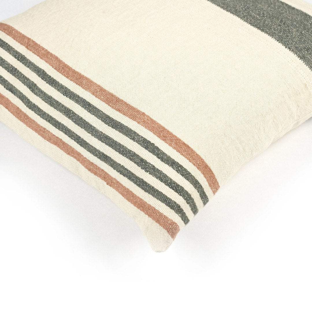Belgian Linen Pillow Cushion Cover | Laguna Verde | 50x50cm | Libeco Linen-Suzie Anderson Home