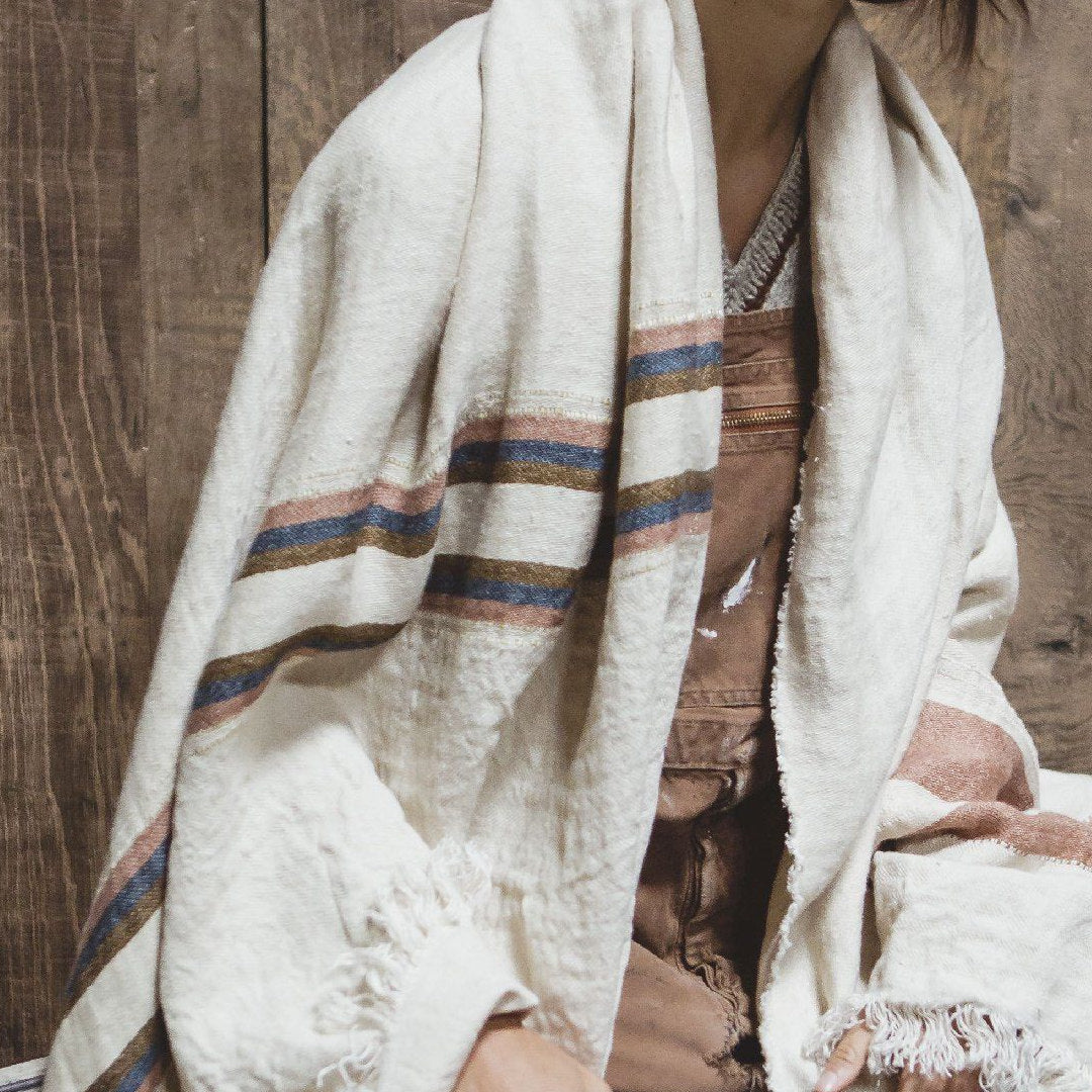 Belgian Linen Towel Fouta | Laguna Verde | 110x180cm | Libeco Linen-Suzie Anderson Home