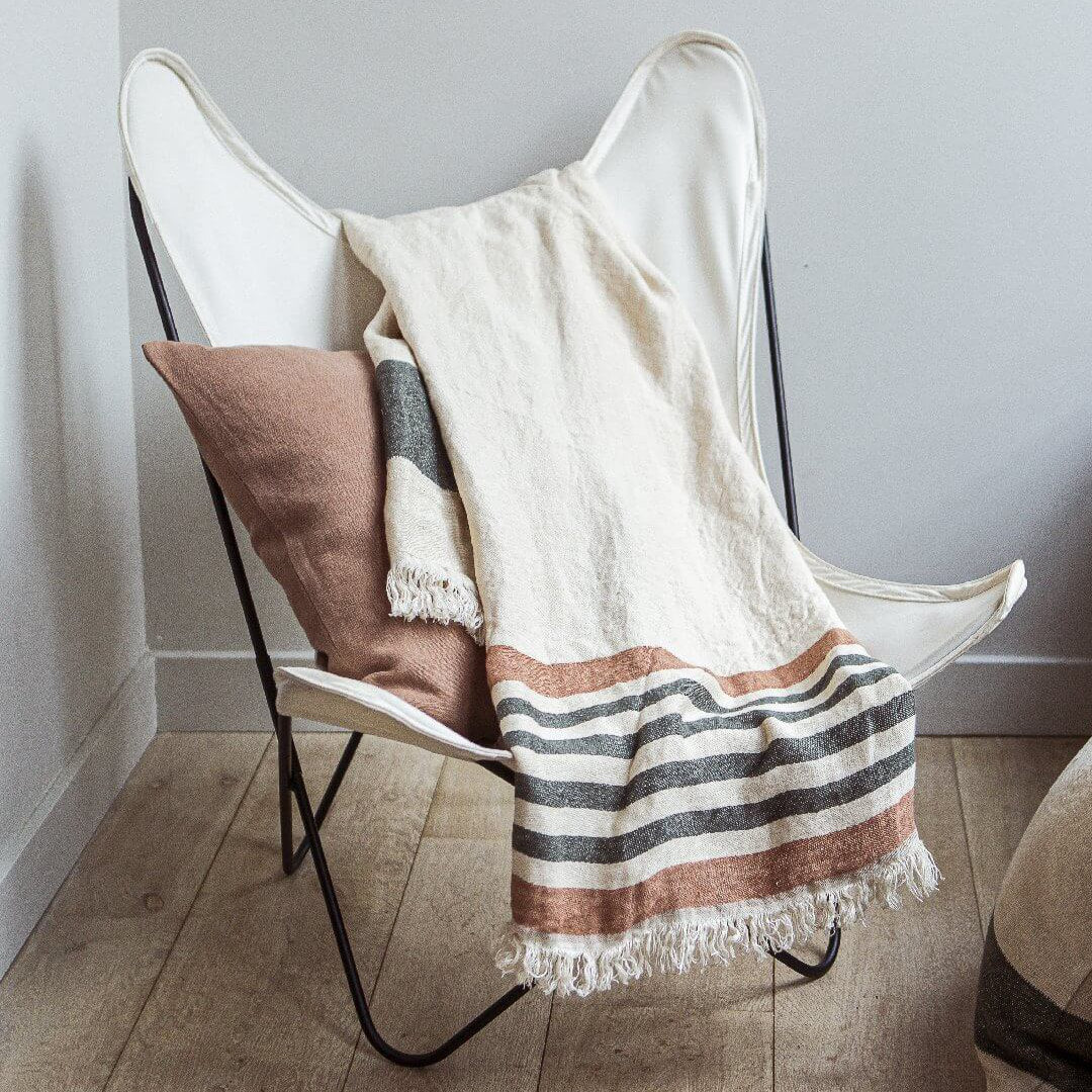 Belgian Linen Towel Fouta | Laguna Verde | 110x180cm | Libeco Linen-Suzie Anderson Home