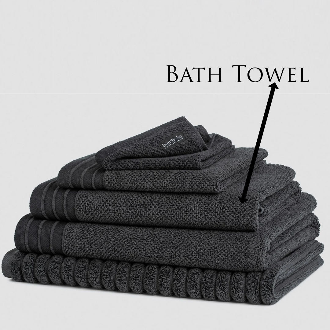 Bemboka Turkish Bath Towel | Charcoal-Suzie Anderson Home