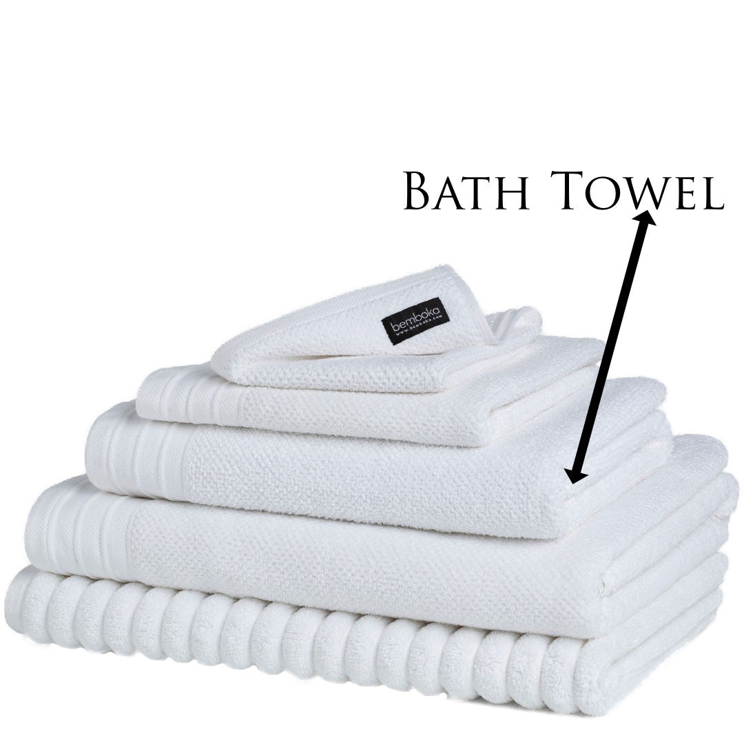 Bemboka Turkish Bath Towel | White-Suzie Anderson Home