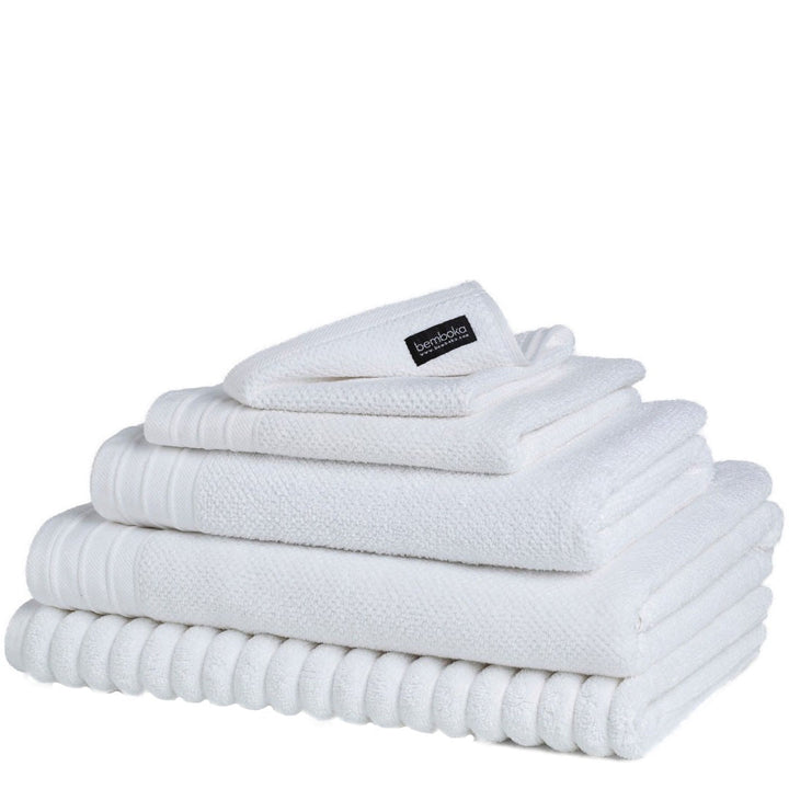 Bemboka Turkish Bath Towel | White-Suzie Anderson Home