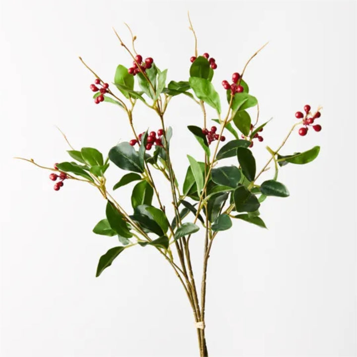 Artificial Berry Leaf Bouquet-Suzie Anderson Home