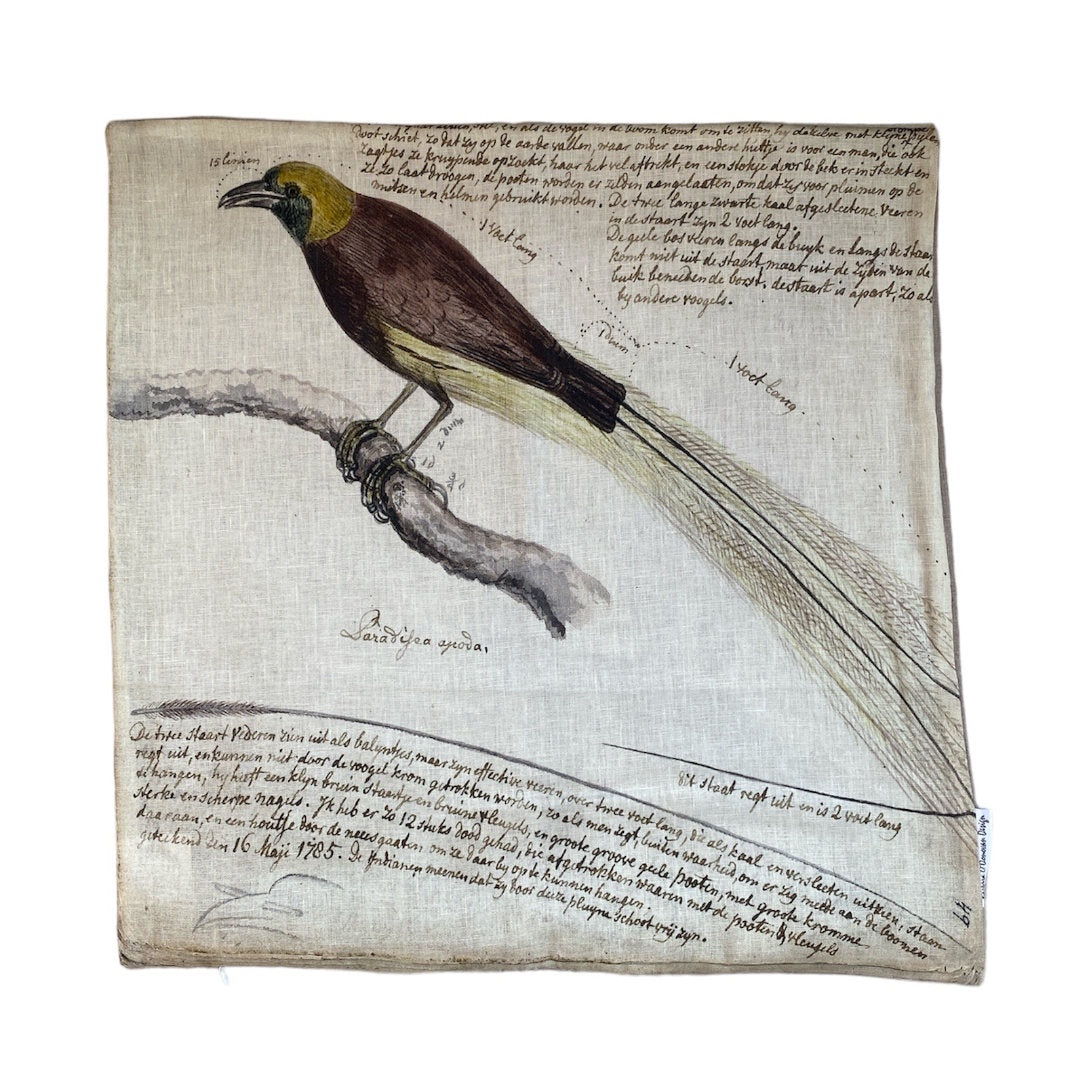 Bird of Paradise Linen Cushion Cover | 50 X 50cm-Suzie Anderson Home