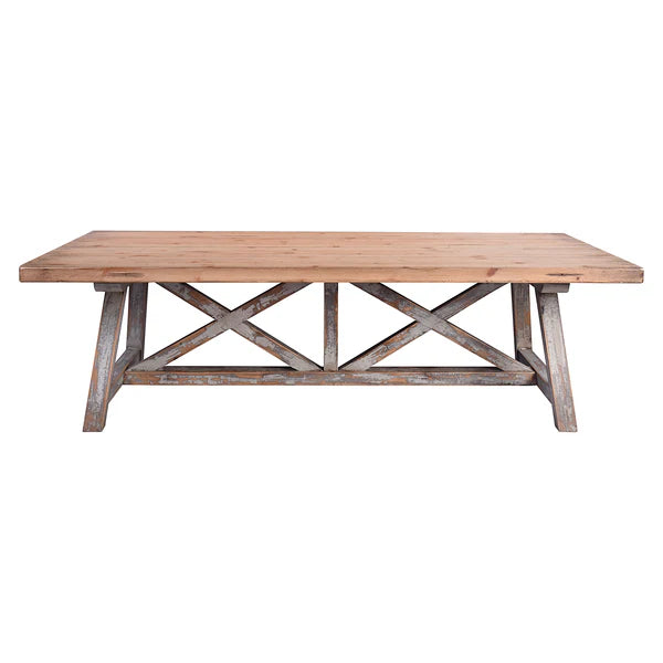 Bletchington Reclaimed Timber Coffee Table | W150 x D80 x H44cm-Suzie Anderson Home