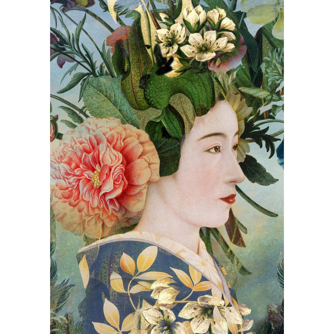 Blooming Geisha | Card & Envelope-Suzie Anderson Home