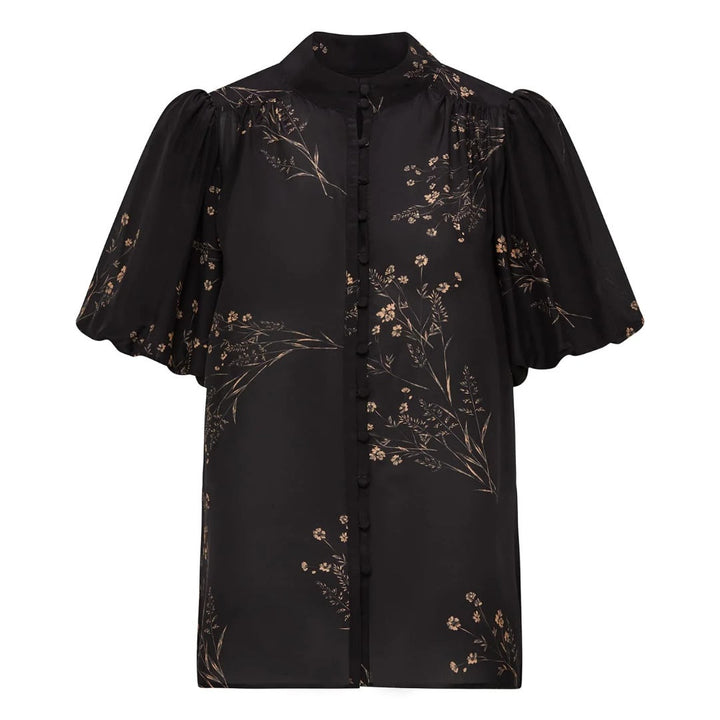 Cable | Angelique Blouse | Black Floral