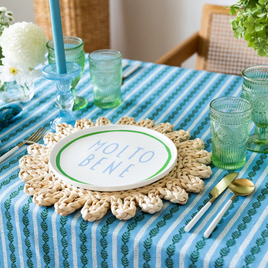 Blue Vine Tablecloth-Suzie Anderson Home