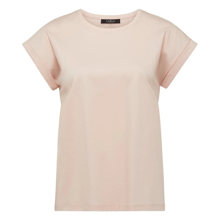 Cable | Pima Tee | Blush Pink