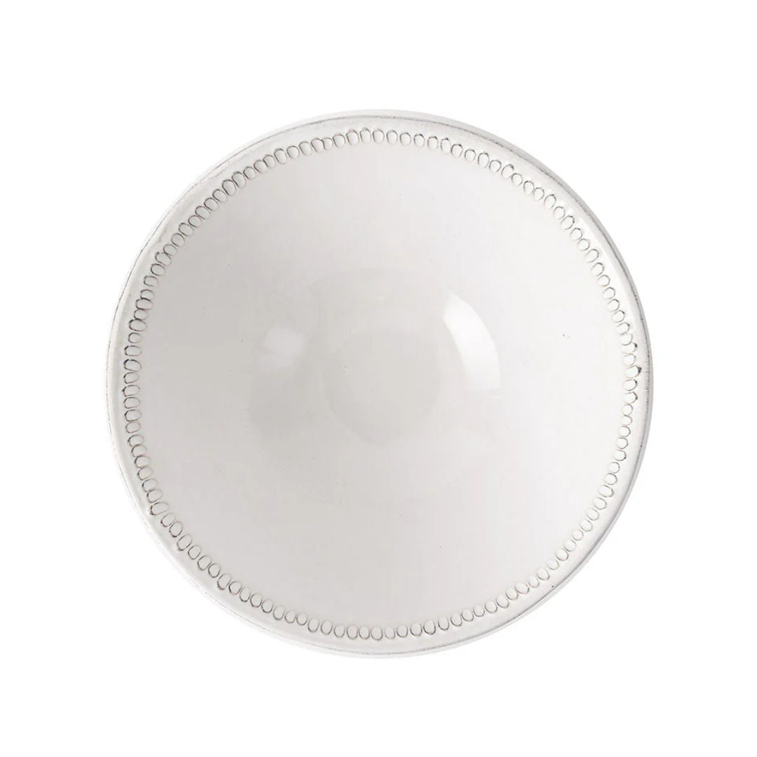 Catenina Salad Bowl 22cm | White-Suzie Anderson Home