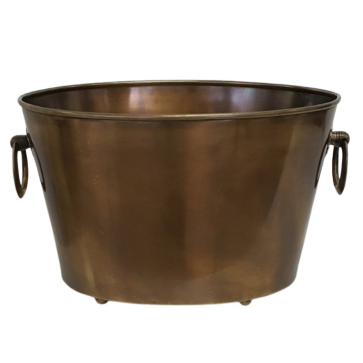 Knox Ice Bucket Oval | Brass-Suzie Anderson Home