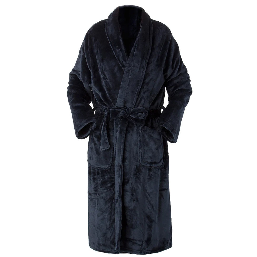 Brogo Bath Robe | Micro Mink | Ink-Suzie Anderson Home