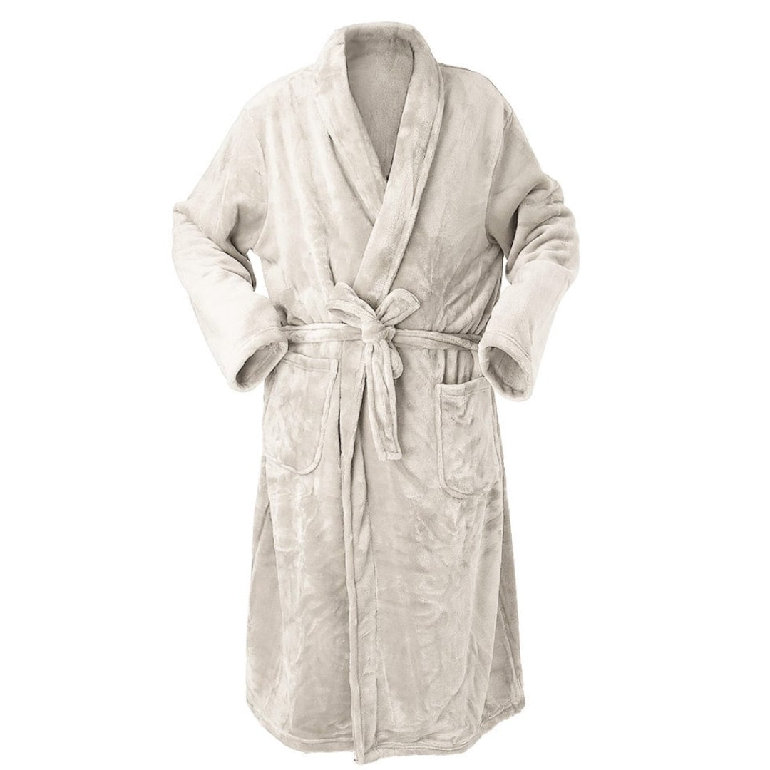 Brogo Bath Robe | Micro Mink | Sand-Suzie Anderson Home