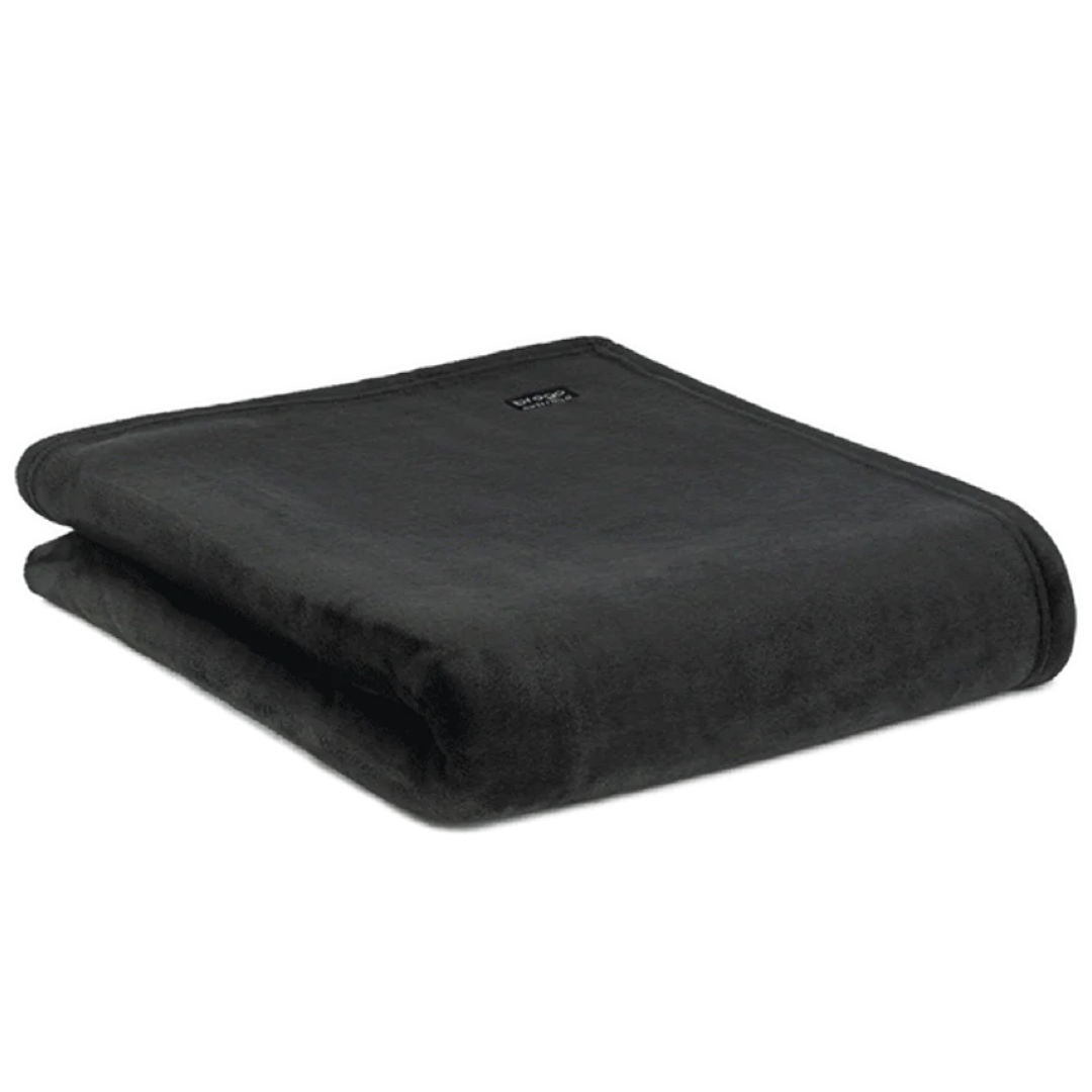 Brogo Supersoft Micro Mink Throw | Charcoal-Suzie Anderson Home