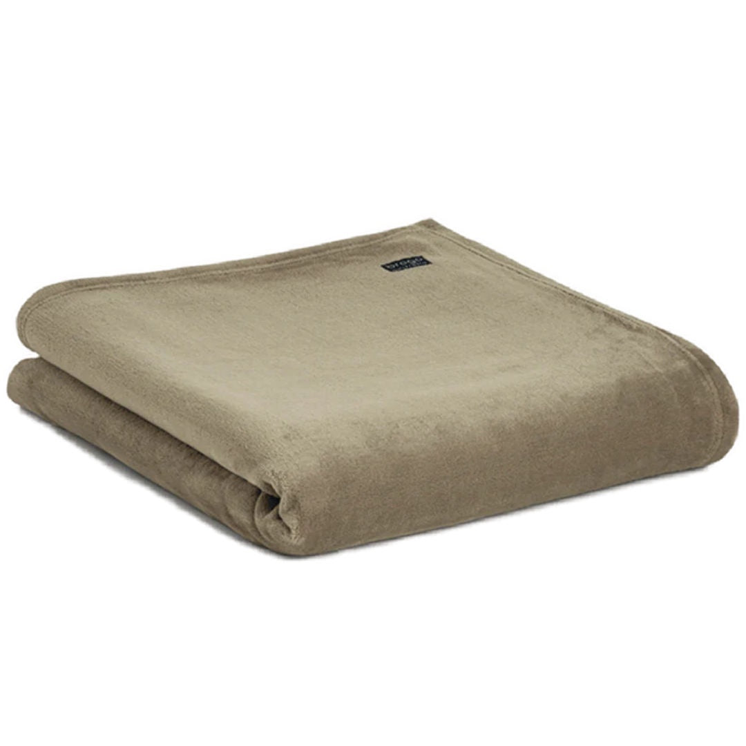 Brogo Supersoft Micro Mink Throw | Mocha-Suzie Anderson Home