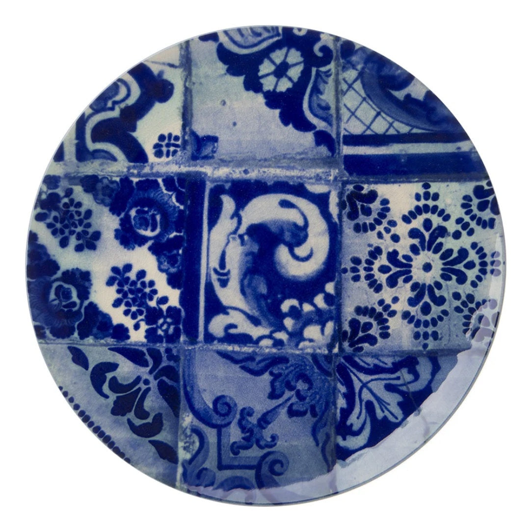 Buffet Plate | Lisboa Blue Tile | Made in Portugal | 29cm-Suzie Anderson Home