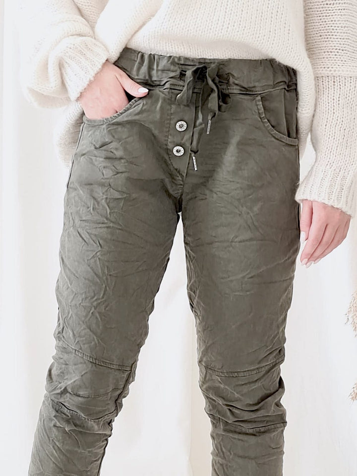 Bypias | Casual Tencel Jogger | Camo Green-Suzie Anderson Home