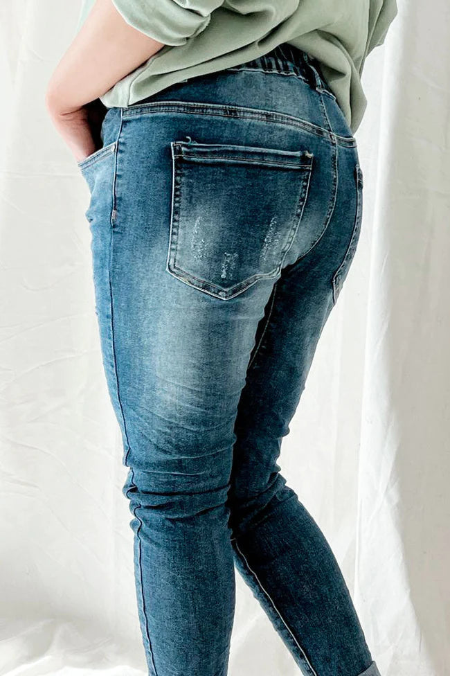 Bypias | Perfect Boyfriend Jeans | Mid Wash-Suzie Anderson Home