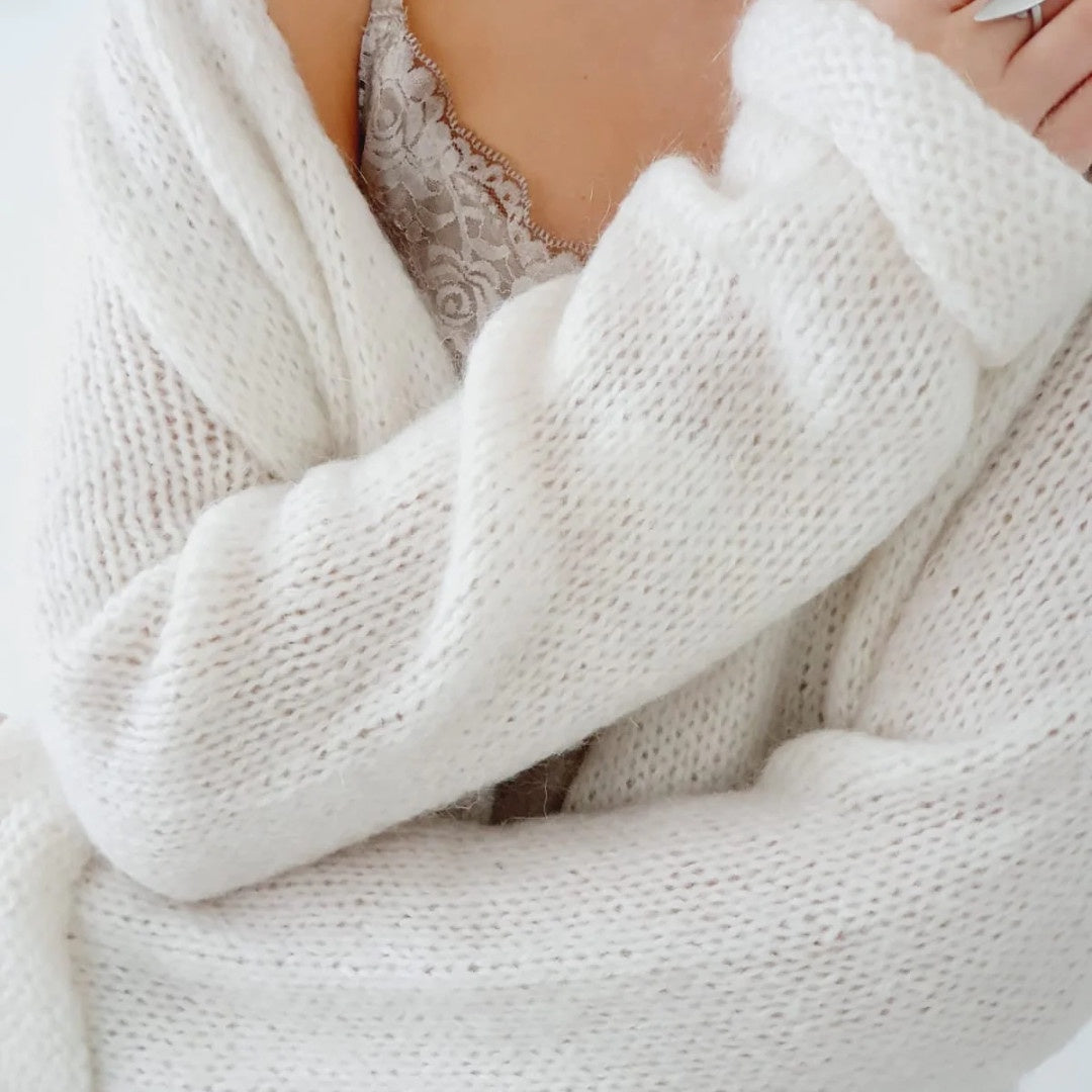 Bypias | Slowly Morning Cardigan | Natural White-Suzie Anderson Home