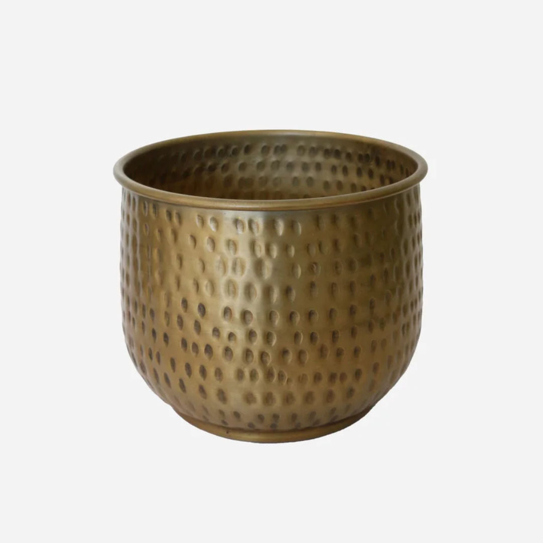 Staten Planter | Antique Brass