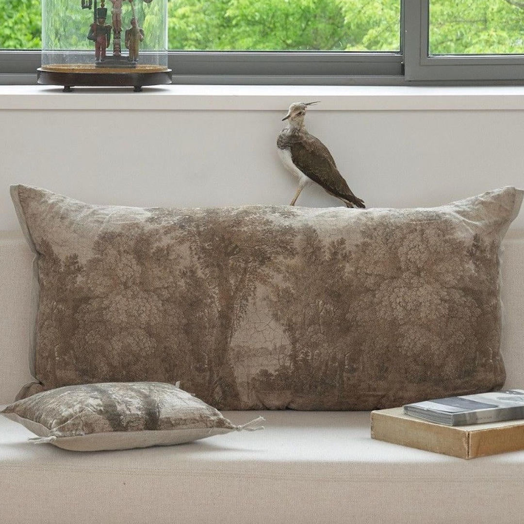 Campagne | Cushion Cover & Insert 50x100cm | Linen Voile | Gris-Suzie Anderson Home