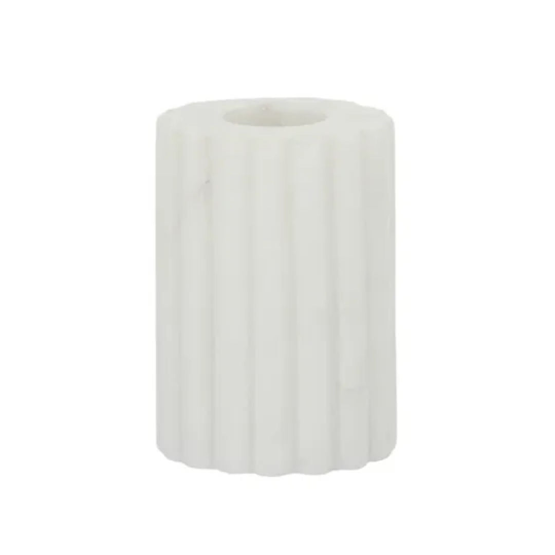 Mara Marble Candleholer | H7.5cm